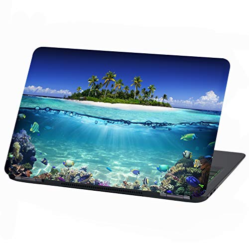 Finest Folia Laptop Folie Cover Strand Urlaub