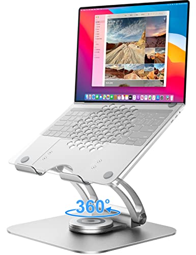 tounee Laptop Ständer mit 360° Drehbarer Basis