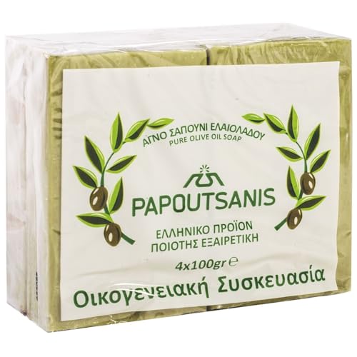 Papoutsanis Grüne reine Olivenölseife Griechisch traditionell ""