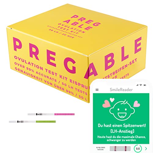 Pregable Combo Kit mit 50 Ovulationstests