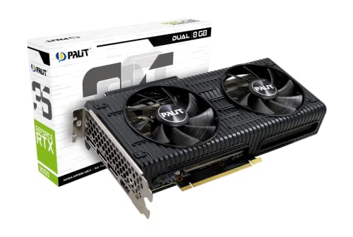 Palit GeForce RTX 3050 Dual Grafikkarte, 8GB GDDR6, LHR