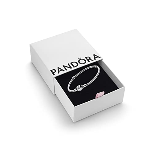 PANDORA Moments Schlangen-Gliederarmband mit Zylinderverschluss aus Sterling