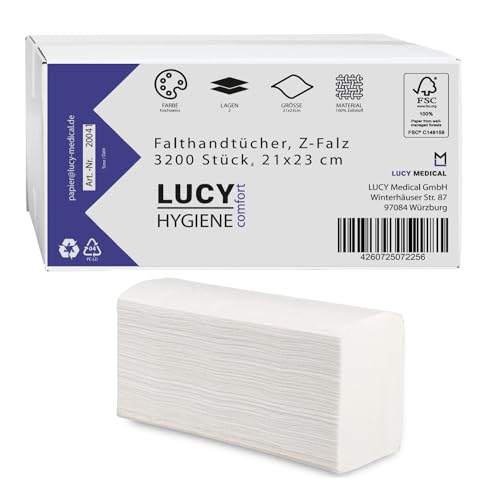 LUCY Hygiene Papierhandtücher N-Falz für Spender
