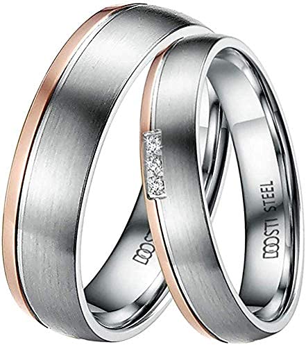 DOOSTI Paar Ringe für Damen Herren