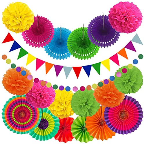 LEAO 20 Stück Fiesta Party Dekoration Mexikanische Deko