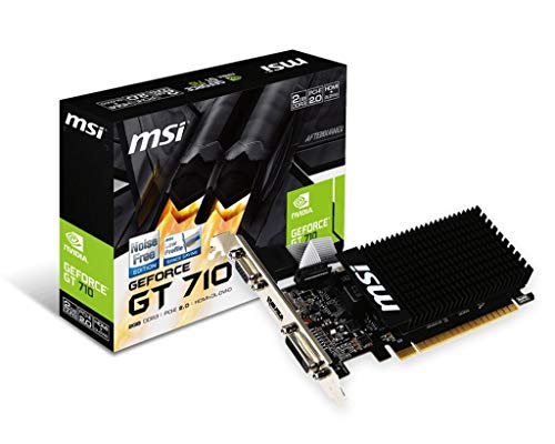 PCI-Grafikkarte unserer Wahl: MSI GeForce GT 710 2GD3H LP DDR3 nVidia GK208