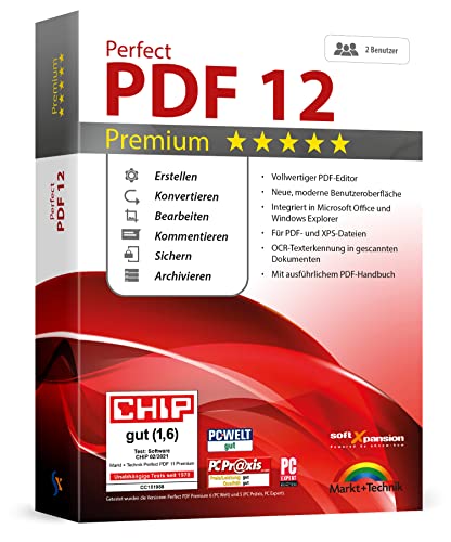 Markt + Technik Perfect PDF 12 Premium inkl. OCR