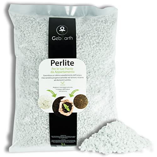 GebEarth Perlite für Zimmerpflanzen (5LT)