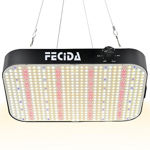 FECiDA Pflanzenlampe LED Vollspektrum 6000 Lumen
