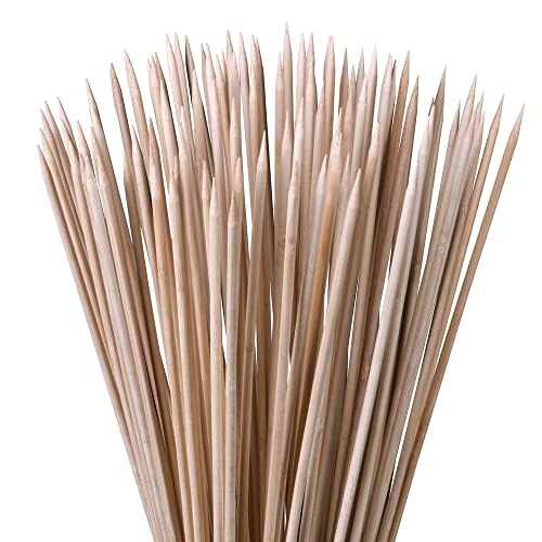 satis 100 Pflanzstäbe Bambus Holz 90 cm lang 6 mm Dm.