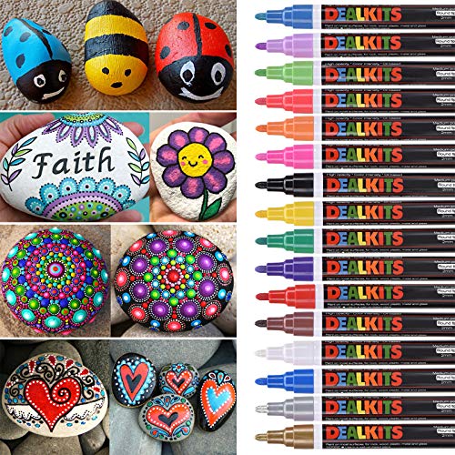 DealKits 16 Farben Wasserfeste Stifte