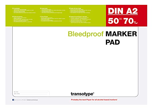 transotype Marker Pad, Layoutpapier für den Einsatz