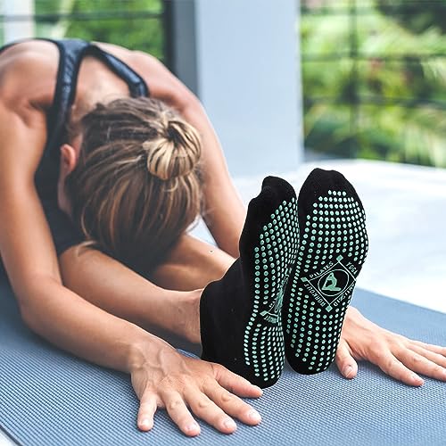 Pilates-Sportbekleidung im Bild: ELUTONG Yoga Socken Anti-Rutsch-...