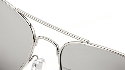 Pilotenbrille im Bild: FILTRAL Pilotenbrille/Silber verspiegelte Sonnenbrille mit leichtem Metallrahmen