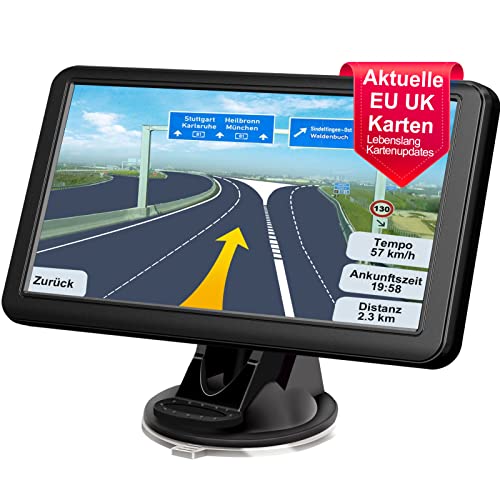 Lehwey GPS Navigationsgerät für Auto LKW 2023 -