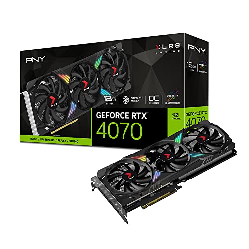 PNY GeForce RTX™ 4070 12GB XLR8 Gaming Verto Epic (VCG407012TFXXPB1-O)