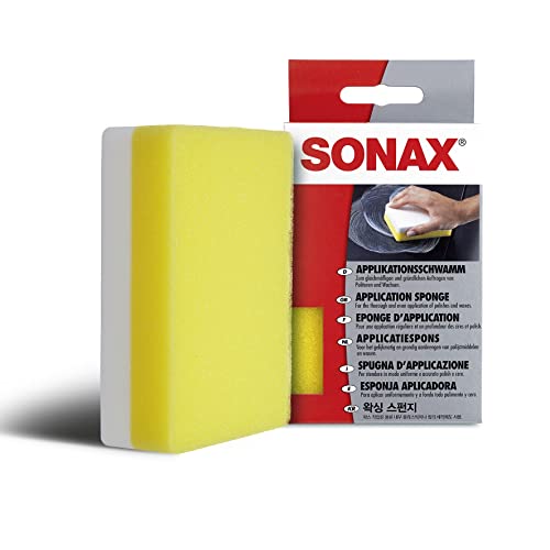 SONAX ApplikationsSchwamm (1 Stück) Spezialschwamm zum Auftragen