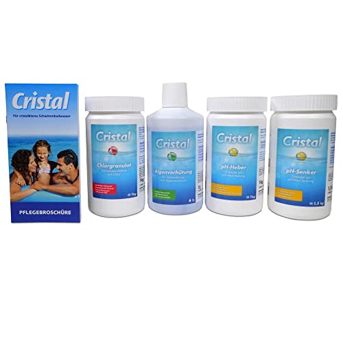 POOL Total Cristal Set Wasserpflege Chlor (5 TLG.)