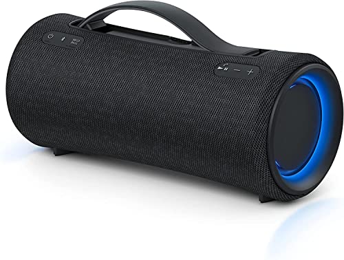 Sony SRS-XG300 - Tragbarer Bluetooth-Lautsprecher mit Partysound und Beleuchtung - Schwarz (SRSXG300B.EU8)