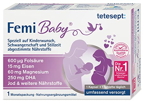 tetesept Femi Baby – 16 Nährstoffe für Kinderwunsch