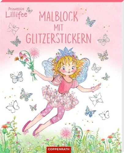 Coppenrath Verlag GmbH & Co. KG Malblock mit Glitzerstickern (Prinzessin Lillifee)