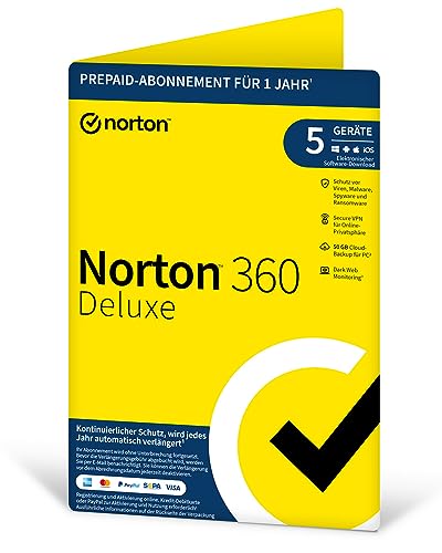 NortonLifeLock Norton 360 Deluxe 5 Geräte / 1 Jahr