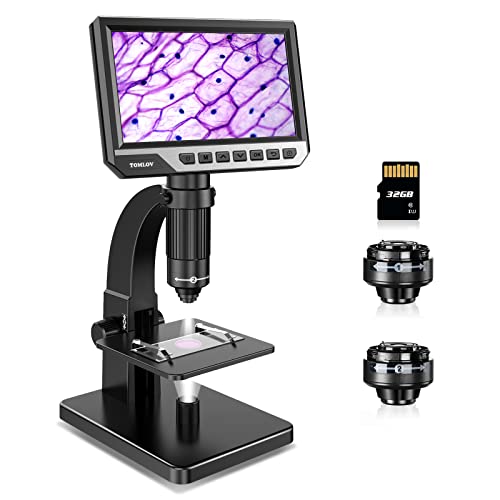 TOMLOV DM11 7'' LCD Mikroskop mit 2000X Vergrößerung