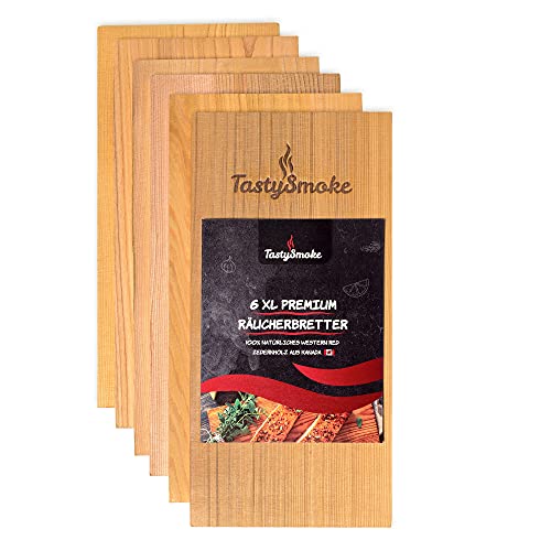 TastySmoke Premium Zedernholzbrett zum Grillen –