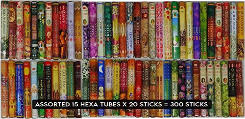 HEM Assorted Incesne (Set of 15 Boxes, 300 Sticks)