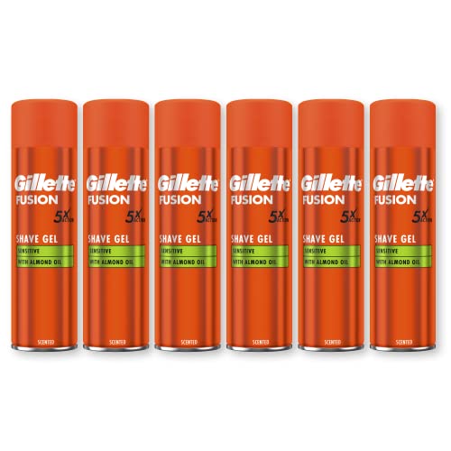 Gillette Fusion Rasiergel mit Mandelöl