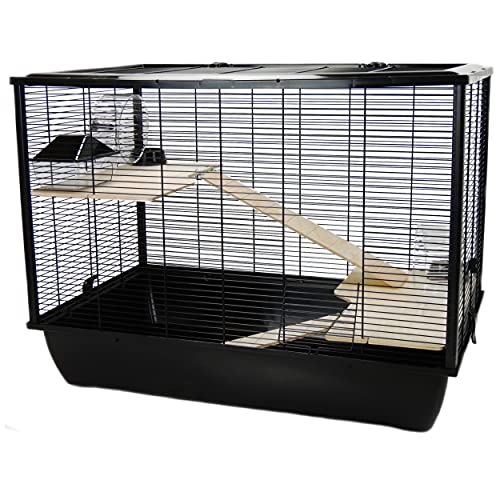 Little Friends Grosvenor Ratten- und Hamster-Käfig mit Holz