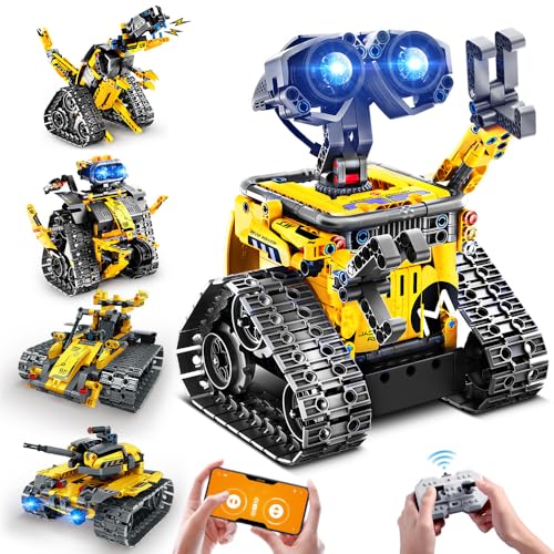 INSOON Technik Roboter Kinder Bauspielzeug 5-in-1