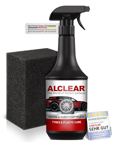 ALCLEAR Reifenglanz - Autoreifen Pflege für matten Seidenglanz
