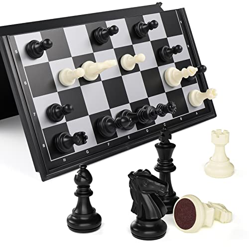 PERWOWOO Schachspiel Magnetisch Schach Reiseschach