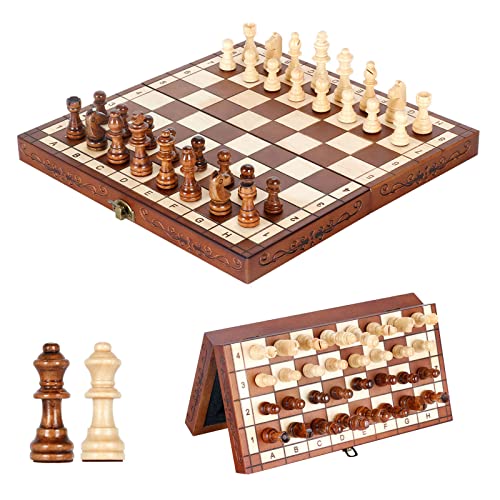 Syrace Schachbrett Schachspiel Schach aus Holz