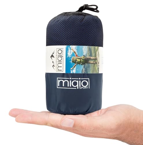 Miqio 2in1 Hüttenschlafsack Ultra leicht mit durchgängigem Reißverschluss