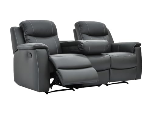 Vente-unique Kauf-Unique Relaxsofa Leder 3-Sitzer