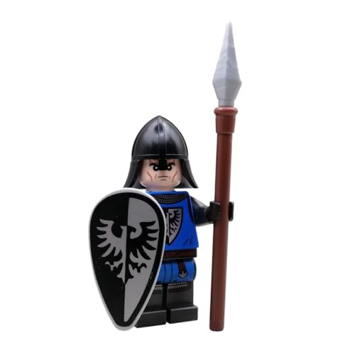 Custom Brick Design Black Falcon Ritter Figur regulärer Soldat