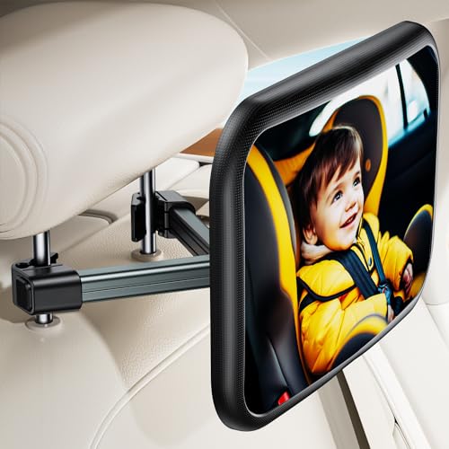 Funktioneller 6 Farben Auto Rückspiegel, Baby Rücksitzspiegel Für