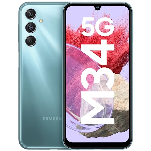 Samsung Galaxy M34 5G (Wasserfallblau, 6 GB, 128 GB)