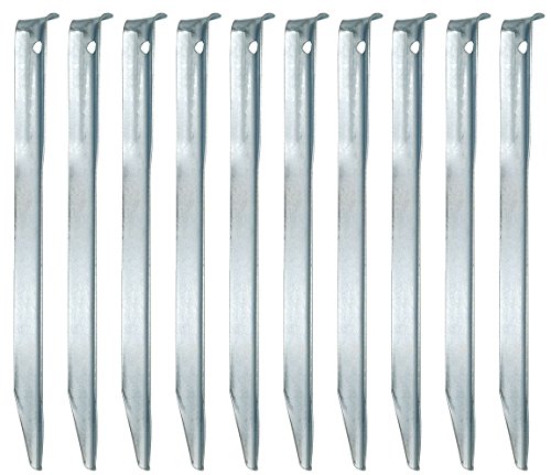 AMANKA 10 XL Stahl Zelt-Heringe V-Profil