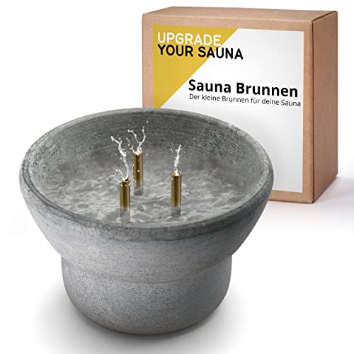 CozyNature Speckstein Sauna Brunnen