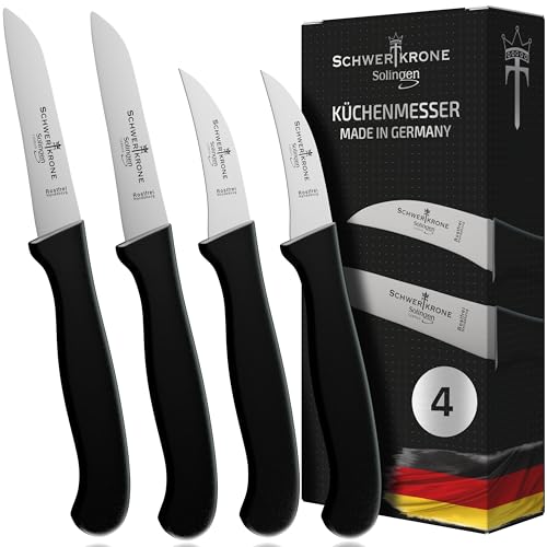 Schwertkrone 4er Messer-Set aus Solingen
