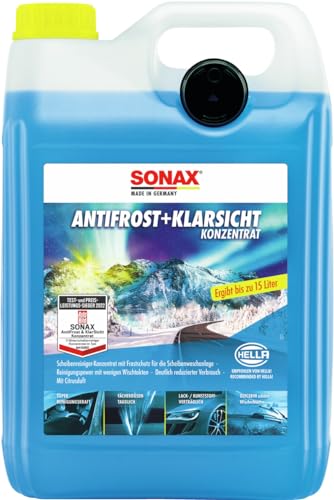 SONAX AntiFrost+KlarSicht Konzentrat (5 Liter) Scheibenwaschanlagen