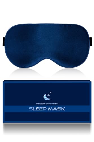 Aosun Seiden Schlafmaske für Seitenschläfer