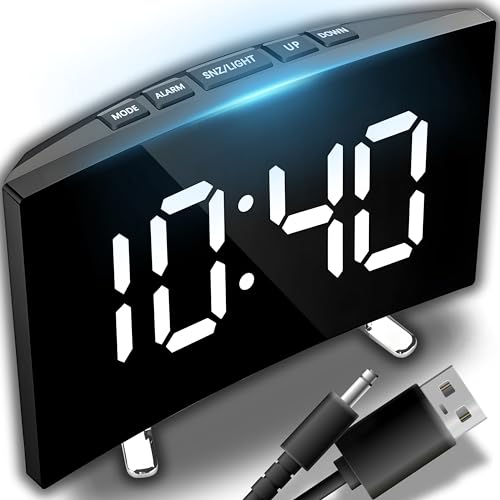 Retoo Wecker Digital LED Uhr Tischuhr