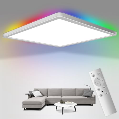 Fuqiduo LED Dimmbare Deckenleuchte mit Fernbedienung