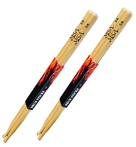 MSA Unbekannte Paar Drumsticks5A 4 StückAhornholz