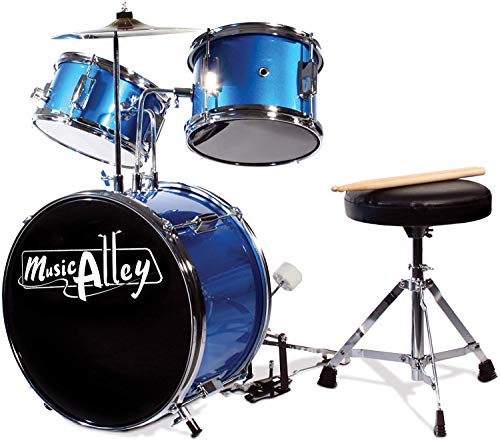 Music Alley Junior Drum Kit for Kids with Kick Drum Pedal