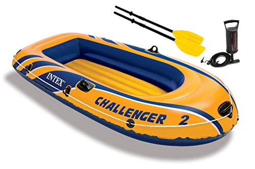 Intex Challenger 2 Schlauchboot Blau/Gelb 236 x
